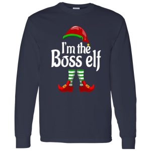 I’m The Boss Elf Matching Group Christmas Shirt