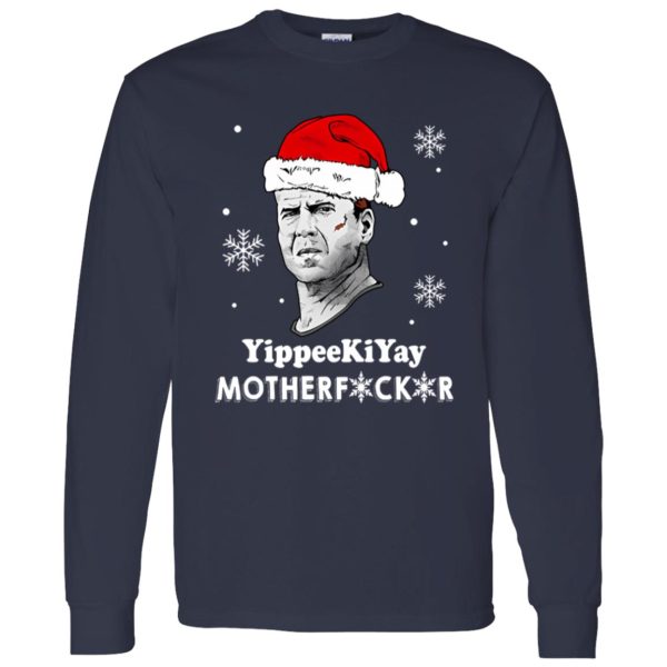 Die Hard John McClane Yippee Ki Yay Motherfucker Christmas Shirt