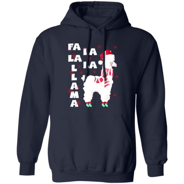 Fa La La La Llama Cute Llama Funny Christmas Shirt