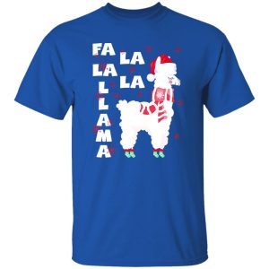 Fa La La La Llama Cute Llama Funny Christmas Shirt