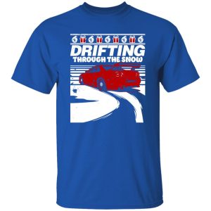 Drifting Through The Snow Car Racing Shirt