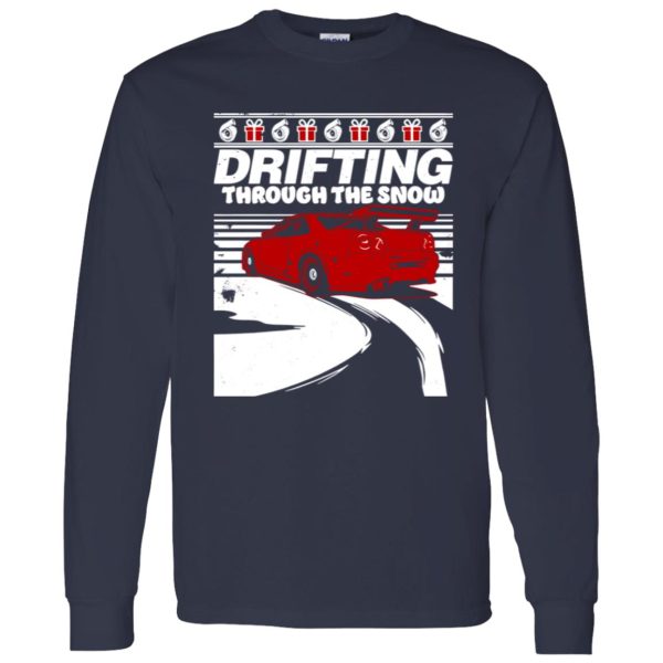 Drifting Through The Snow Car Racing Shirt