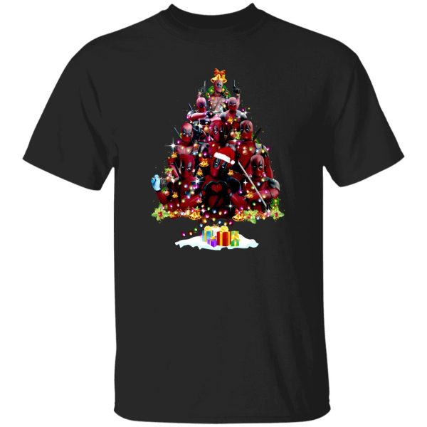 Deadpool Christmas Tree Shirt