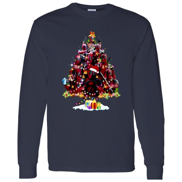 Deadpool Christmas Tree Shirt