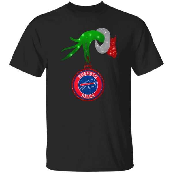 Grinch Hand Holding Buffalo Bills Christmas Shirt