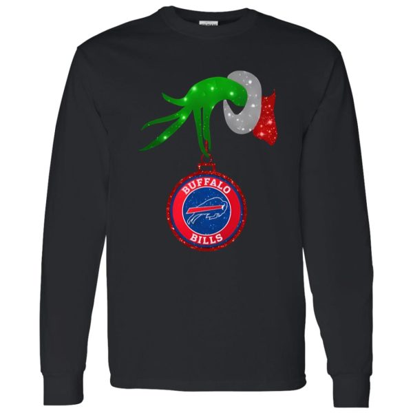 Grinch Hand Holding Buffalo Bills Christmas Shirt