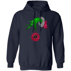 Grinch Hand Holding Autism Awareness Christmas Shirt