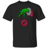 Grinch Hand Holding Autism Awareness Christmas Shirt