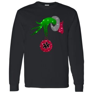 Grinch Hand Holding Autism Awareness Christmas Shirt