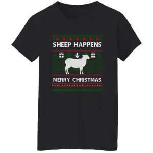 Sheep Ugly Christmas Sweater Sheep Santa Christmas Gift Shirt