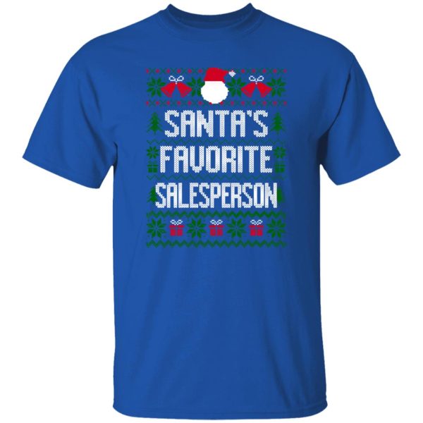 Santa’s Favorite Salesperson Shirt