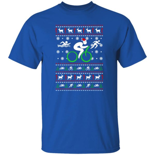 Triathlete Ugly Christmas Shirt