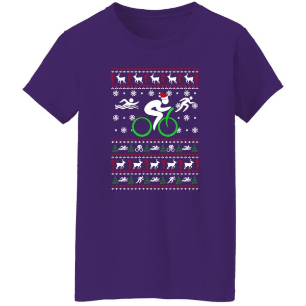 Triathlete Ugly Christmas Shirt