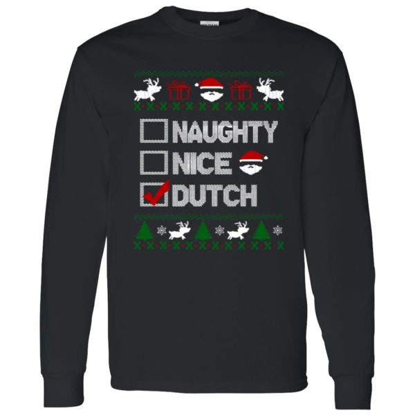 Naughty Nice Dutch Ugly Christmas Shirt