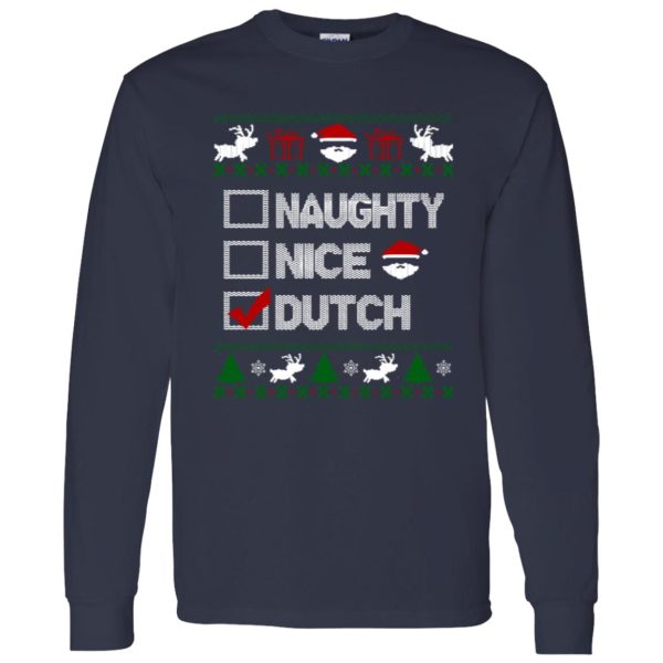 Naughty Nice Dutch Ugly Christmas Shirt