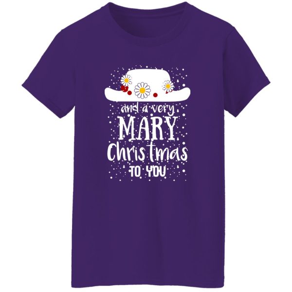 Poppins Hat And A Very Mary Christmas To You Shirt