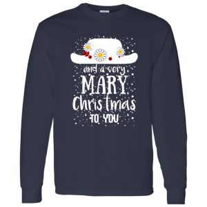 Poppins Hat And A Very Mary Christmas To You Shirt