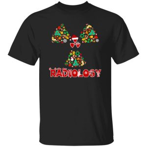 Radiology With Christmas Hat Christmas Tree Shirt