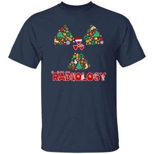 Radiology With Christmas Hat Christmas Tree Shirt