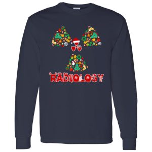 Radiology With Christmas Hat Christmas Tree Shirt