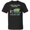 A Woman Cannot Survive On Wine Alone She Also Needs A Camper V2 Shirt