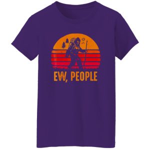 Bigfoot Camping Ew People Shirt