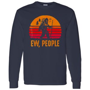 Bigfoot Camping Ew People Shirt