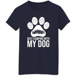 Best Camping With My Dog for Camp Lover Shirt