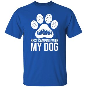 Best Camping With My Dog for Camp Lover Shirt