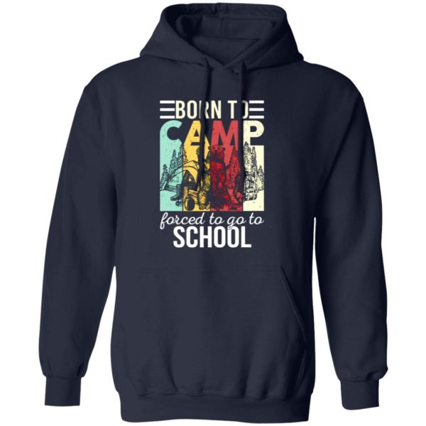 Bear Beer Born To Camp Forces Go To School Shirt