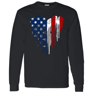 Camping Cars American Flag Heart for Camp Lover Shirt