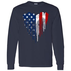 Camping Cars American Flag Heart for Camp Lover Shirt