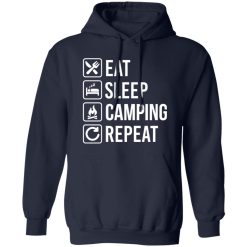 Eat Sleep Camping Repeat Shirt