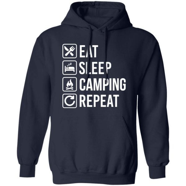 Eat Sleep Camping Repeat Shirt