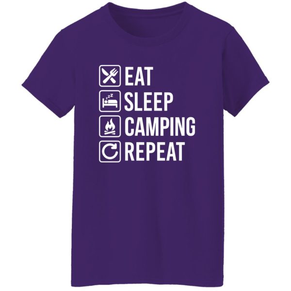 Eat Sleep Camping Repeat Shirt