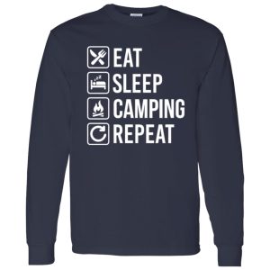 Eat Sleep Camping Repeat Shirt