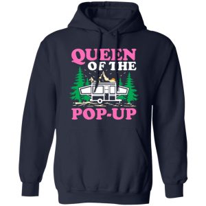 Caravan Queen of The Pop-up for Camping Lover Shirt