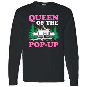 Caravan Queen of The Pop-up for Camping Lover Shirt