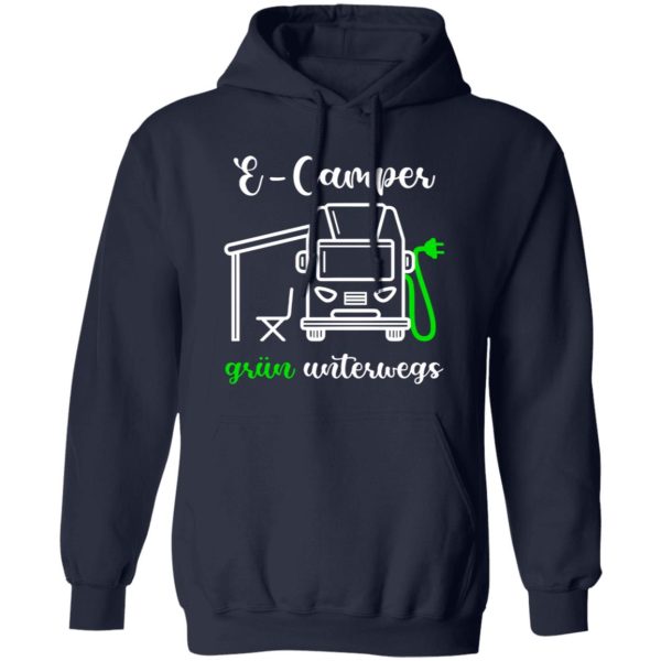 E-Camper Grun Unterwegs for Camp Lover Shirt