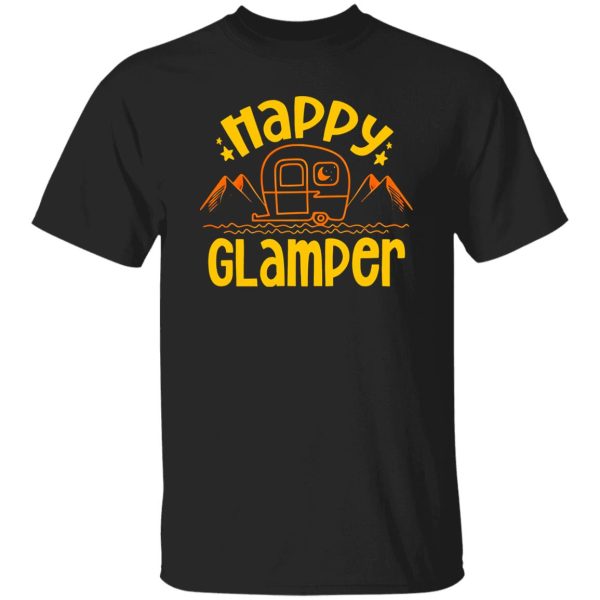 Happy Glamper Camping Car for Camp Lover Shirt