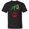 Grinch Hand Holding Camp Bus Christmas Shirt