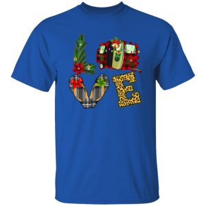 Love Camper Christmas Tree Campers Camping Rv Shirt