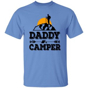 Daddy Camper With Mountain and Sunrise for Awesome Dad Shirt