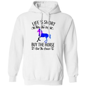 Life Is Short Take The Trip Buy The Horse Eat The Cake Camping Tent Shirt