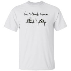 I’m A Simple Woman Wine Dog Camping For Campers Lovers Shirt