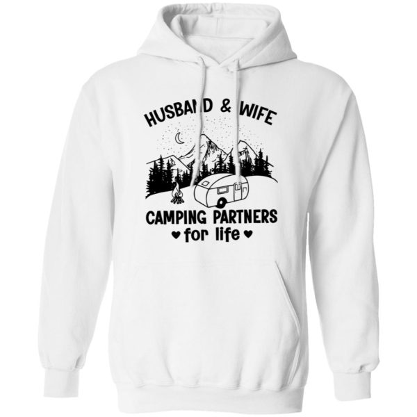 Husband & Wife Camping Partner for Life Gift for Camping Lover Shirt