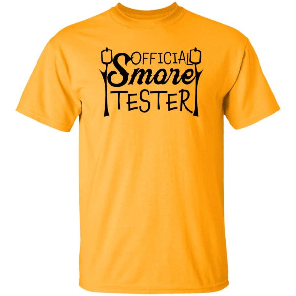 Official Smore Tester for Camp Lover Shirt