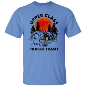 Raccoon Opossum Camping Upper Class Trailer Trash Shirt