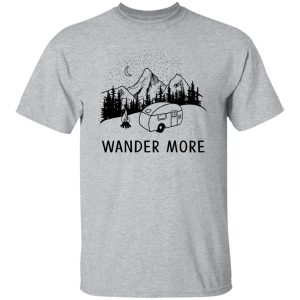 Wander More Camping Caravan in Camping Lover Shirt