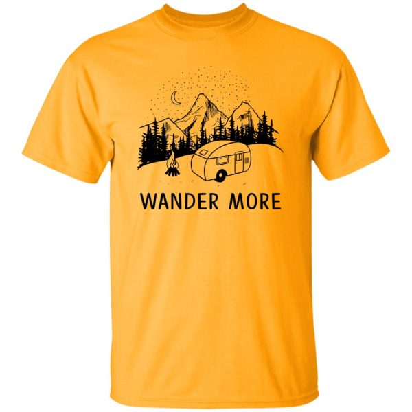 Wander More Camping Caravan in Camping Lover Shirt